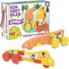 image:imageMindWare Konvertibles Transforming Wooden Cars  2Piece FlipampChange Vehicle Set with CarryAlong Box that Becomes 3D Road Scene Toddler Toy for Ages18Months
